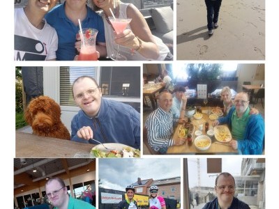 We sluiten de zomervakantie al trappend af voor mijn broer en zijn medebewoners.